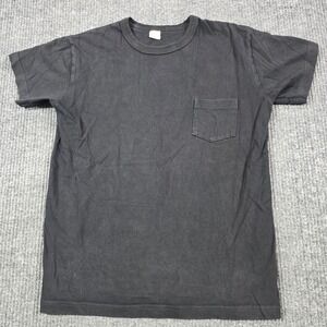 3Sixteen Shirt Mens Small Black Pocket Tee Made USA Crewneck Cotton Solid Tee